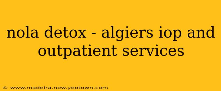 nola detox - algiers iop and outpatient services