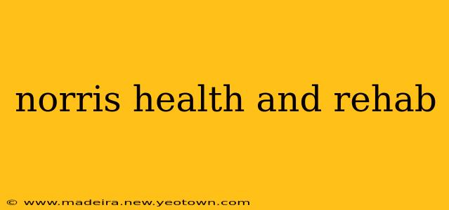 norris health and rehab