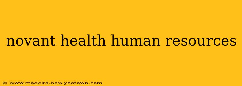 novant health human resources