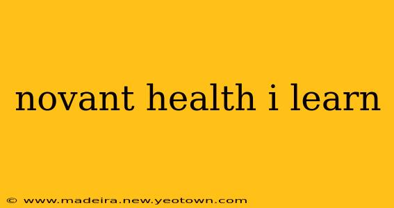 novant health i learn