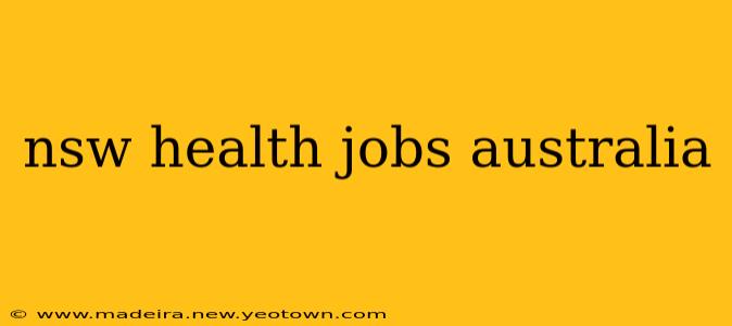 nsw health jobs australia