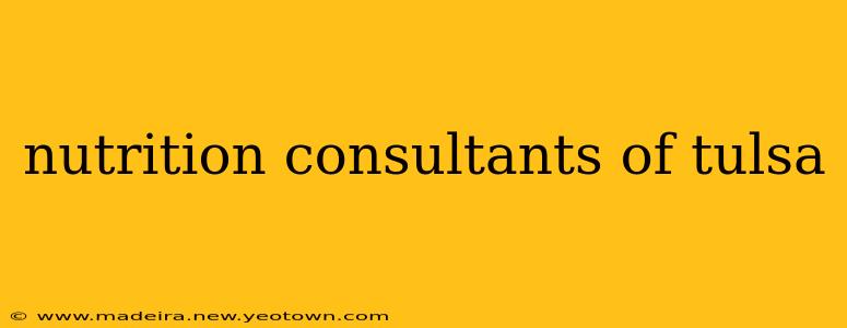 nutrition consultants of tulsa