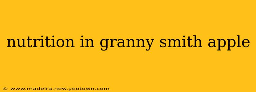 nutrition in granny smith apple