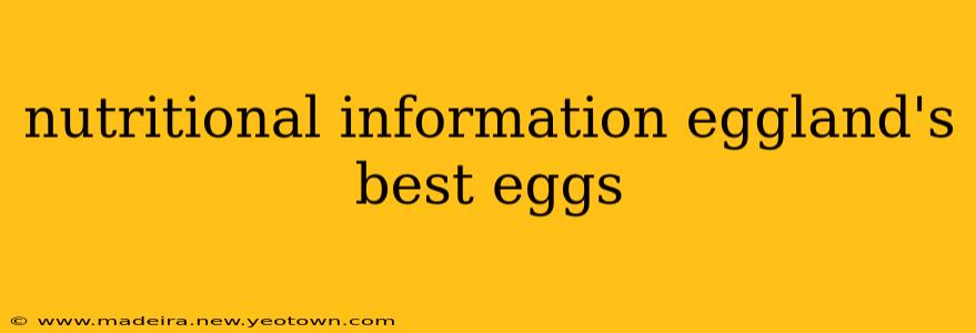 nutritional information eggland's best eggs