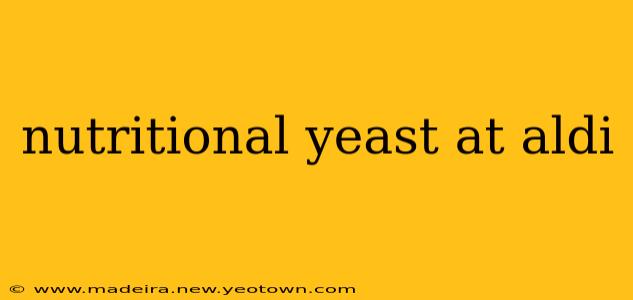 nutritional yeast at aldi