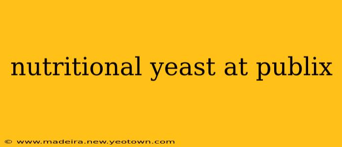nutritional yeast at publix