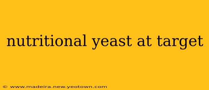 nutritional yeast at target