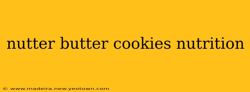 nutter butter cookies nutrition
