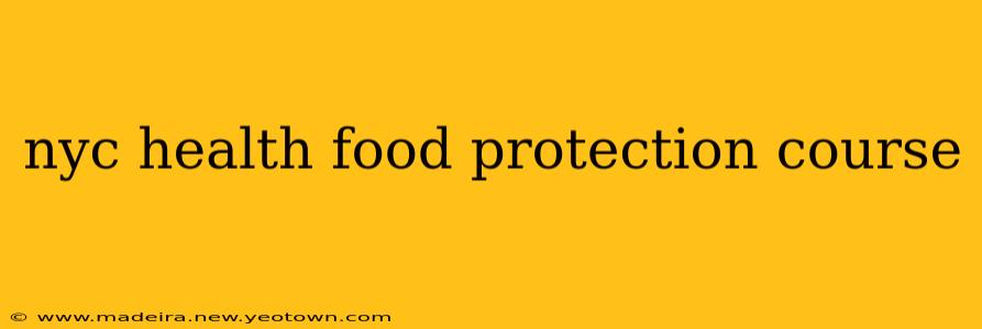 nyc health food protection course