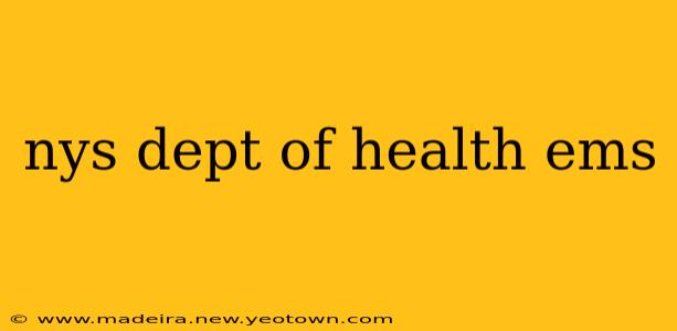 nys dept of health ems