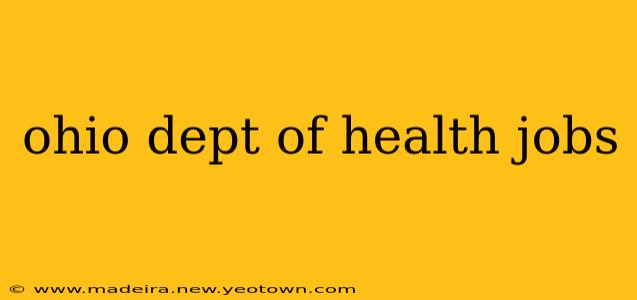 ohio dept of health jobs