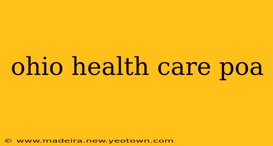 ohio health care poa