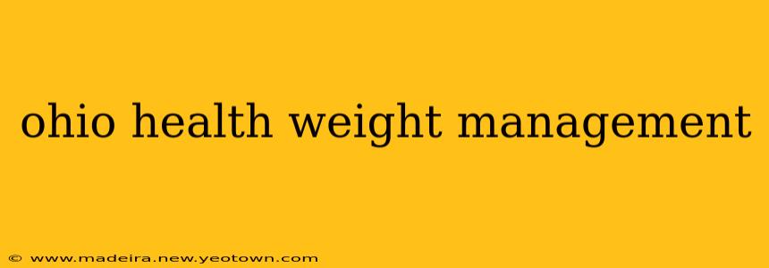 ohio health weight management