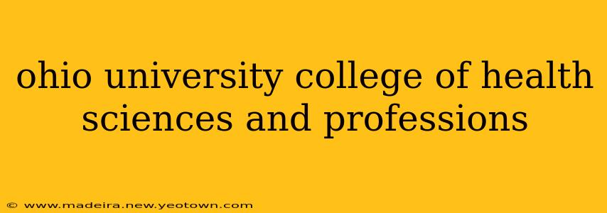 ohio university college of health sciences and professions