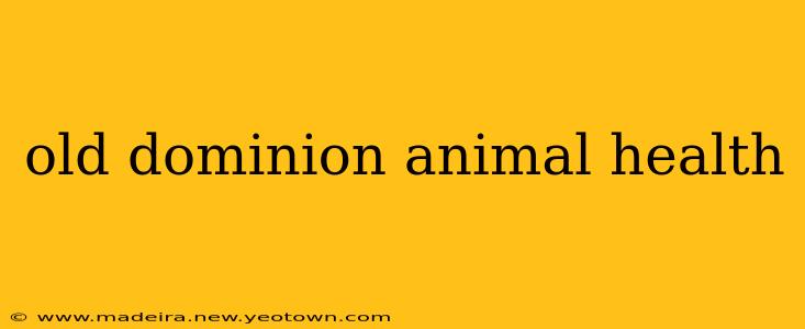 old dominion animal health