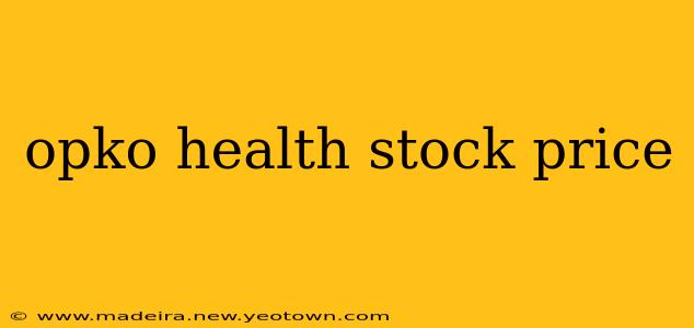 opko health stock price