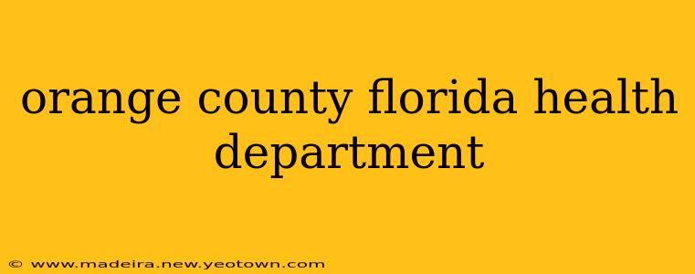 orange county florida health department