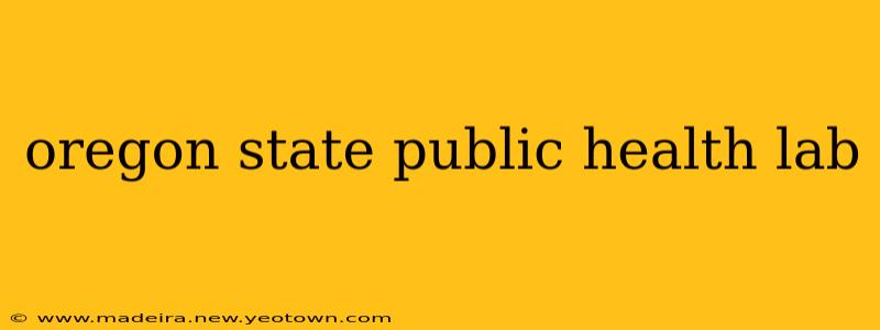 oregon state public health lab