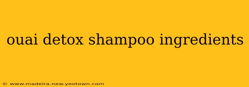 ouai detox shampoo ingredients
