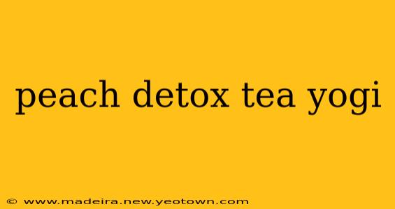 peach detox tea yogi