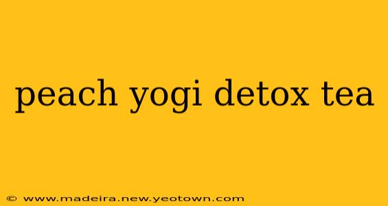peach yogi detox tea