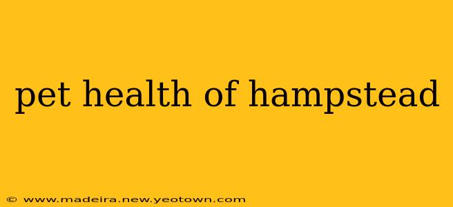pet health of hampstead