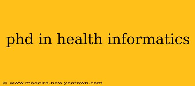 phd in health informatics