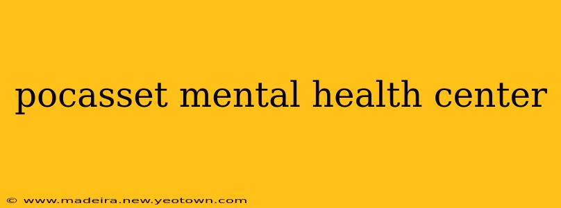 pocasset mental health center