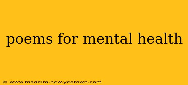 poems for mental health