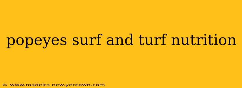 popeyes surf and turf nutrition