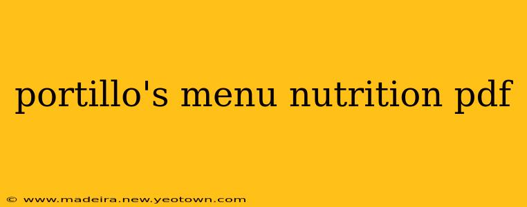 portillo's menu nutrition pdf
