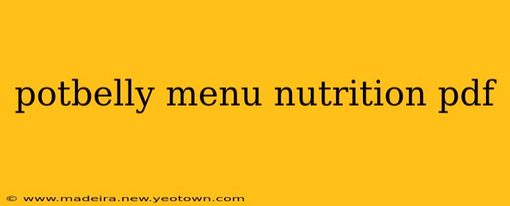 potbelly menu nutrition pdf