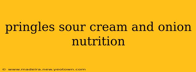 pringles sour cream and onion nutrition
