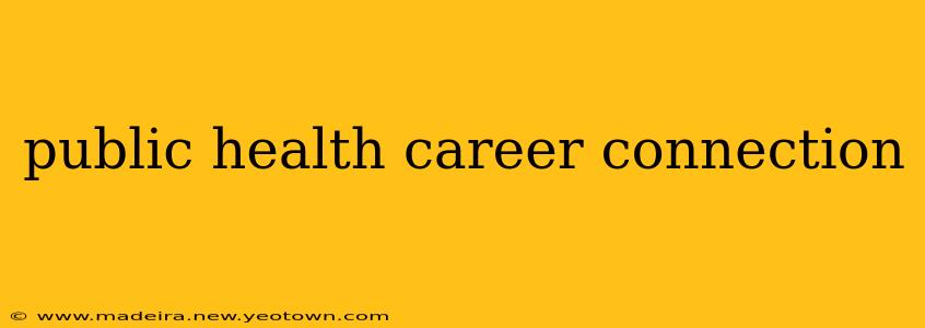 public health career connection