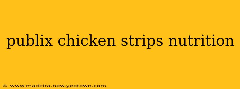 publix chicken strips nutrition