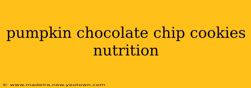 pumpkin chocolate chip cookies nutrition