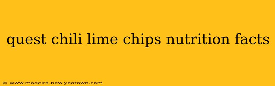 quest chili lime chips nutrition facts
