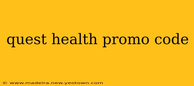 quest health promo code