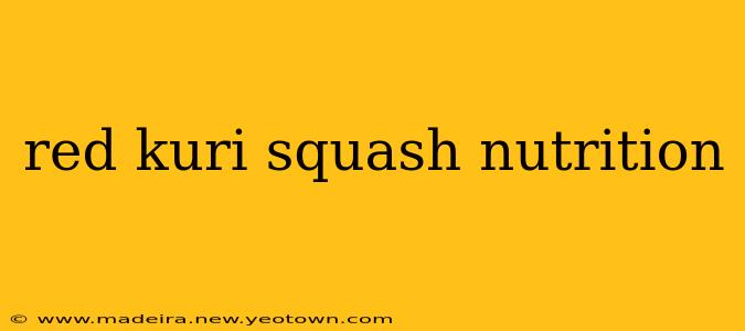 red kuri squash nutrition