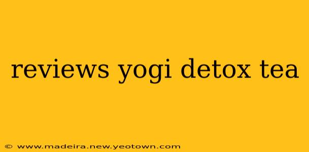 reviews yogi detox tea