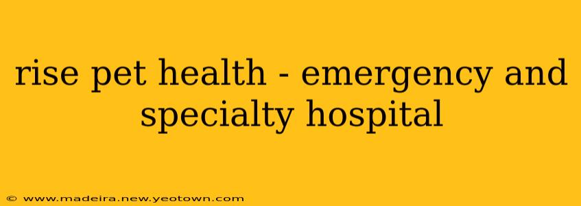 rise pet health - emergency and specialty hospital