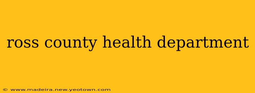 ross county health department