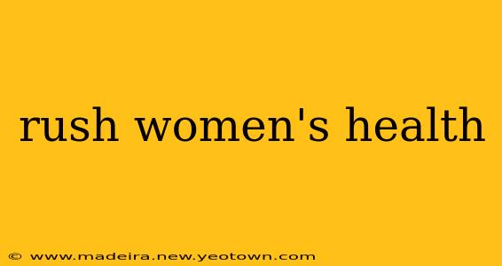rush women's health