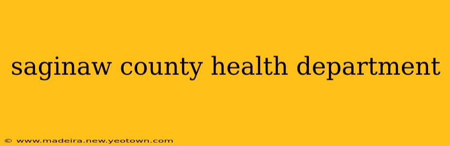 saginaw county health department