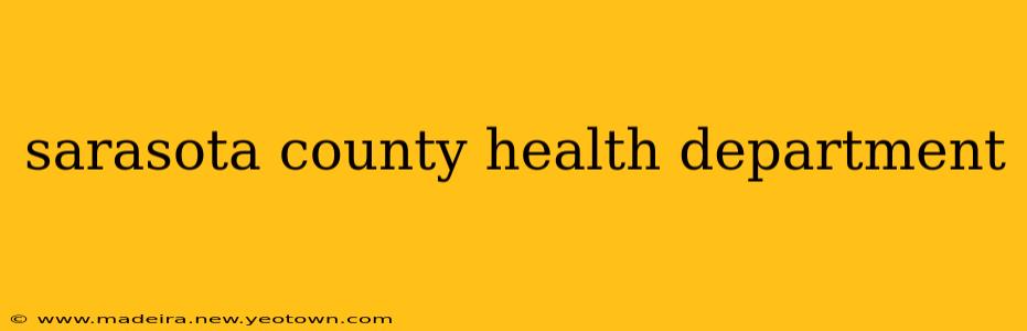 sarasota county health department