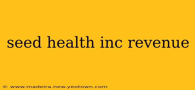 seed health inc revenue