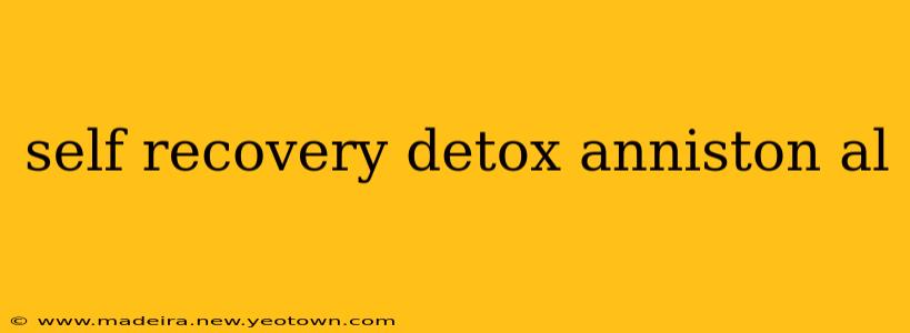 self recovery detox anniston al