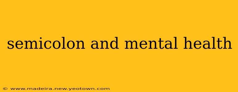 semicolon and mental health