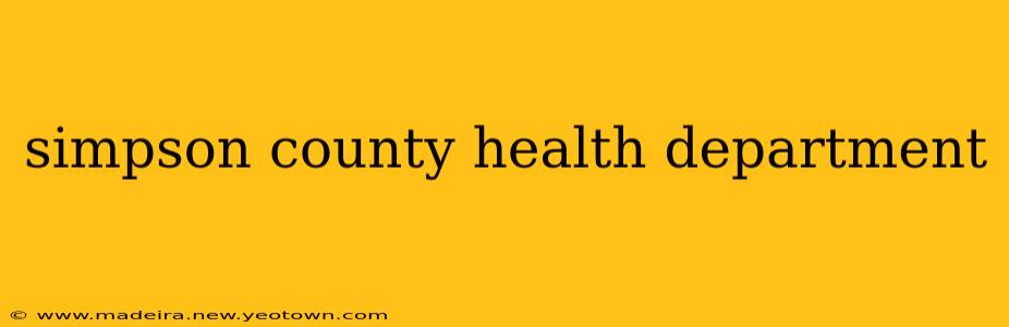 simpson county health department