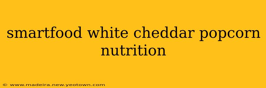 smartfood white cheddar popcorn nutrition